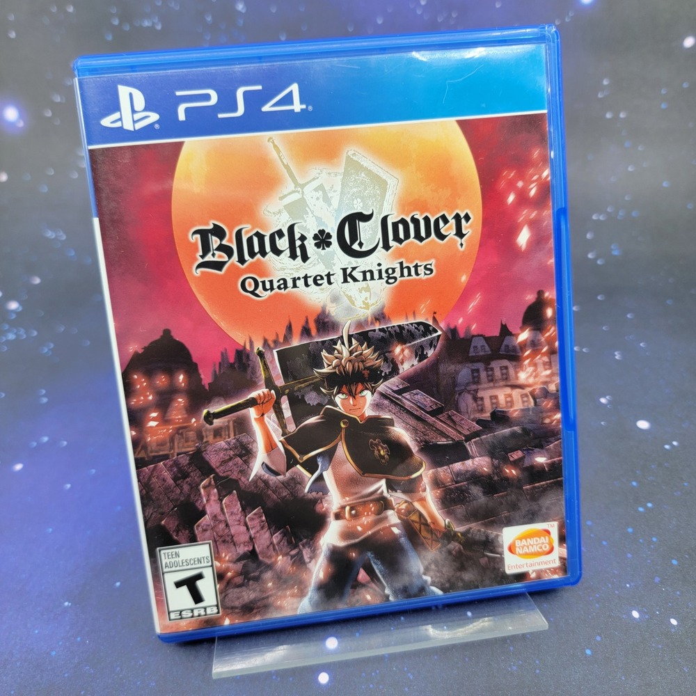 Black Clover Quartet Knights PS4 PlayStation 4 Bandai Namco Anime Action Game